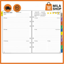 2026 Wochenplaner Einlage A5 6