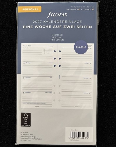 Filofax personal 2027 - filofax,