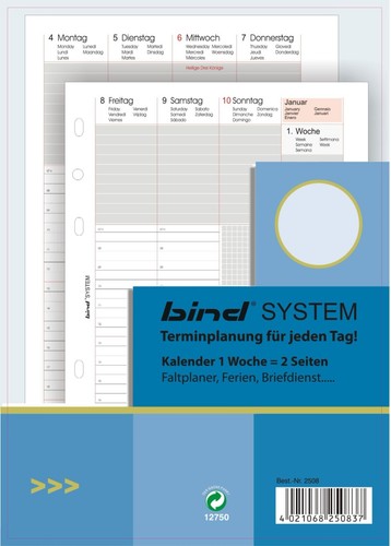 Einlage kalender 2027 1 - a5,