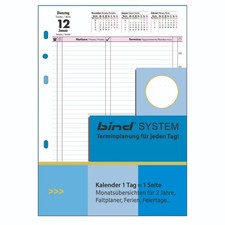 bind Kalendereinlage A5