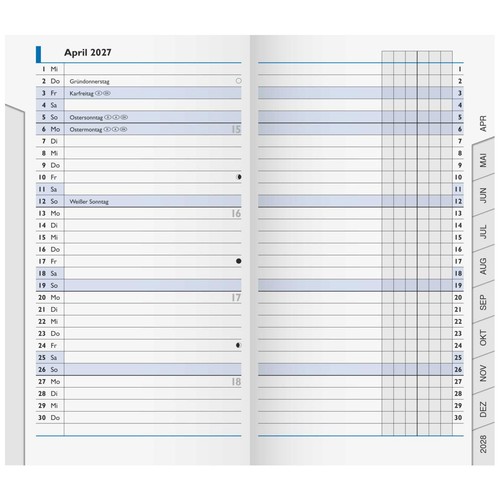 Brunnen taschenkalender 2027 - brunnen,