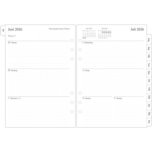 Wochenplaner 2026 2027 - wochenplaner, a5