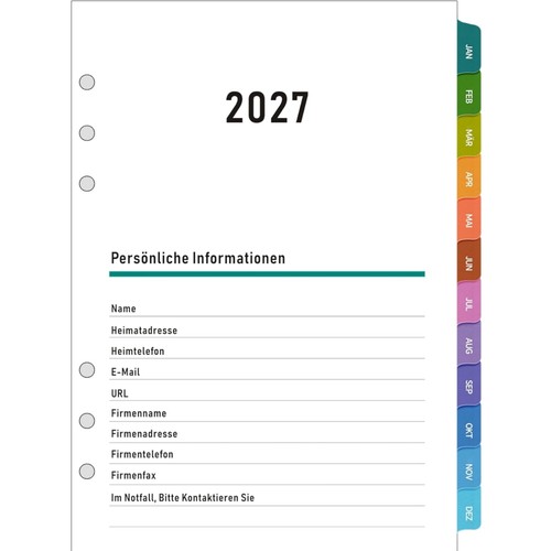 Wochenplaner 2027 - a5,