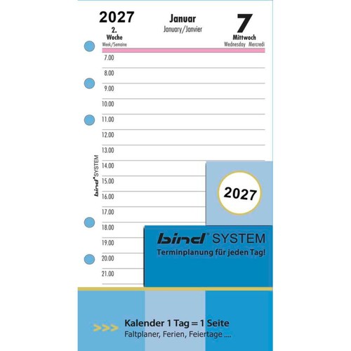 Bind 2603 kalendereinlage - b-2603,