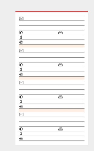 Kalender adressblätter - kalender,