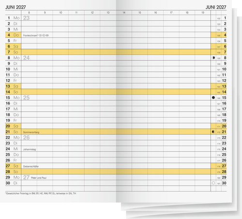 2027 brunnen ersatzkalender - 2027,