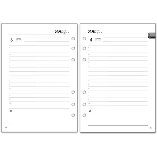 Vielseitige loch kalender - vielseitige, a5