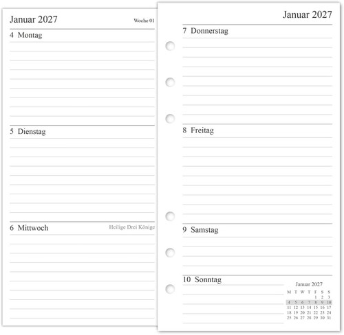Wochenplaner einlage woche - wochenplaner, 1