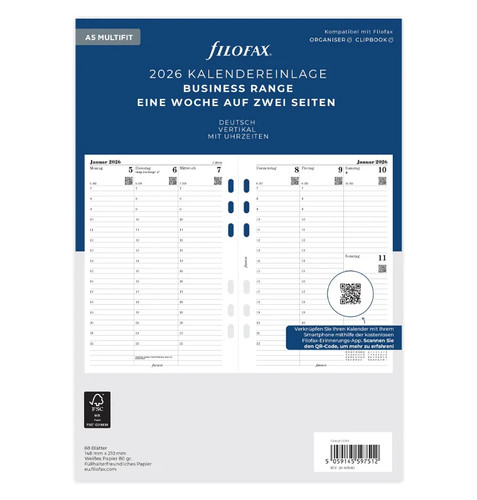 Filofax kalendereinlage 2027 - filofax,