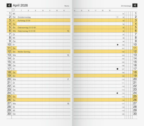 2026 rido idé ersatzkalender - idé,