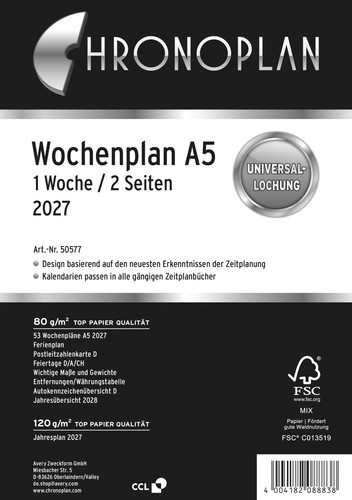 Chronoplan 50577 wochenplan - 50577,