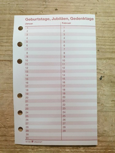 Refill einlagen für ringe - refill, 6-ringe