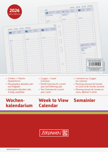 Kalendereinlage