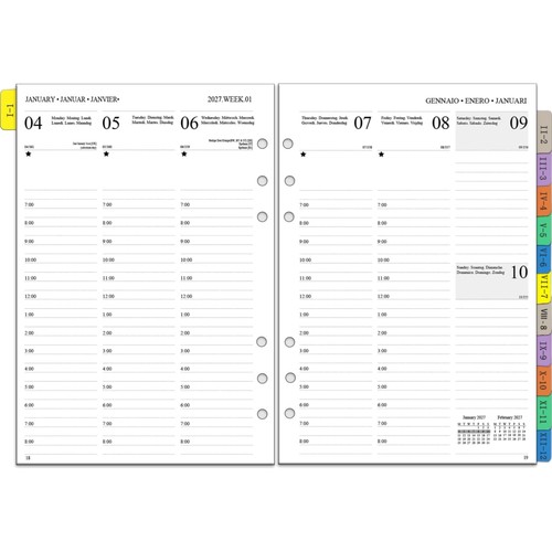 Wochenplaner kalender - a5,